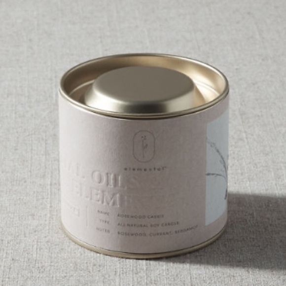 Anthropologie Elemental Amber Bergamot Candle 8 OZ - Picture 2 of 3